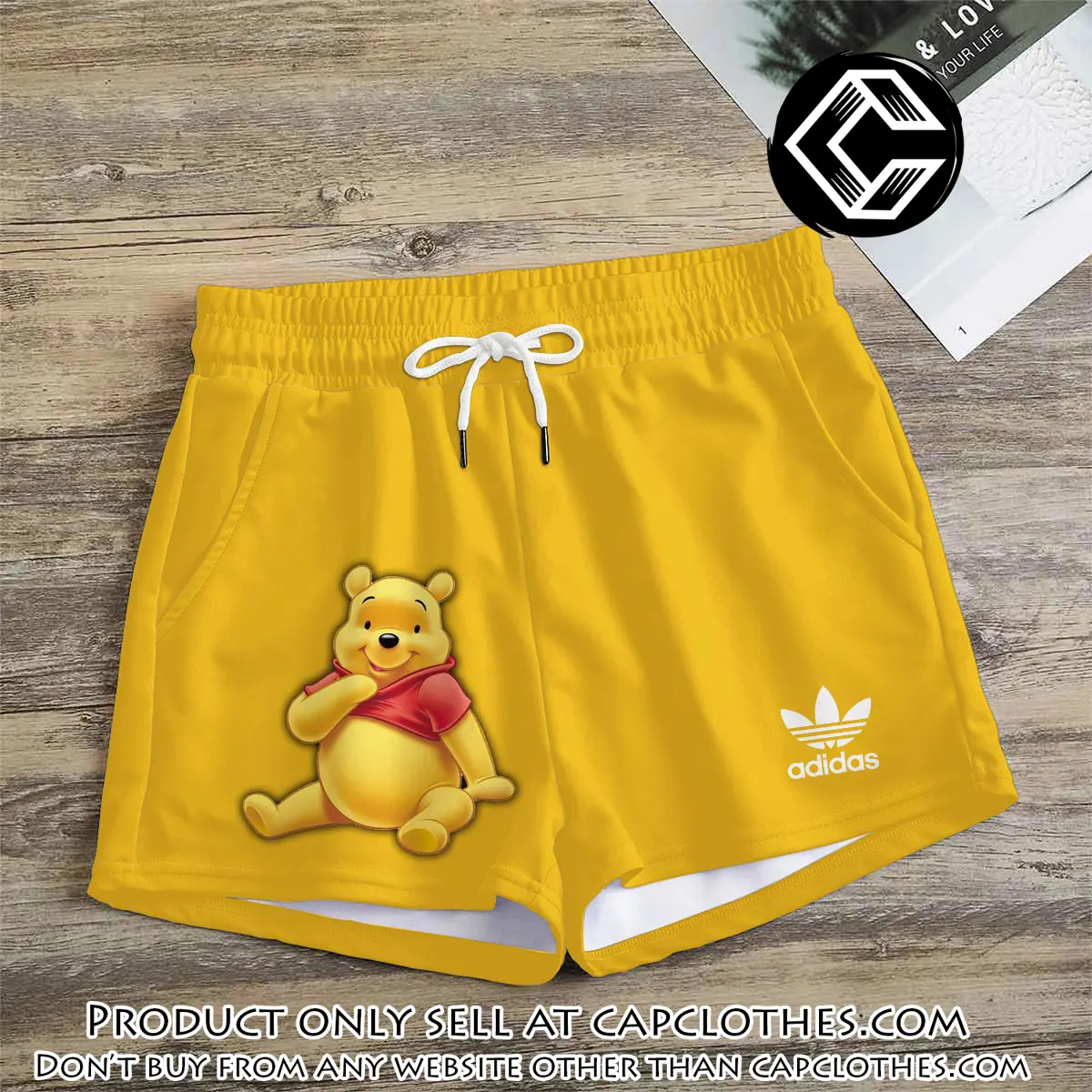 Premium winnie the pooh in adidas women shorts lady beach shorts wms1083 cc1939999